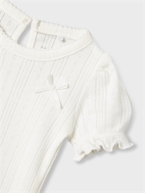 NAME IT Kortærmet Body Happy Cloud Dancer